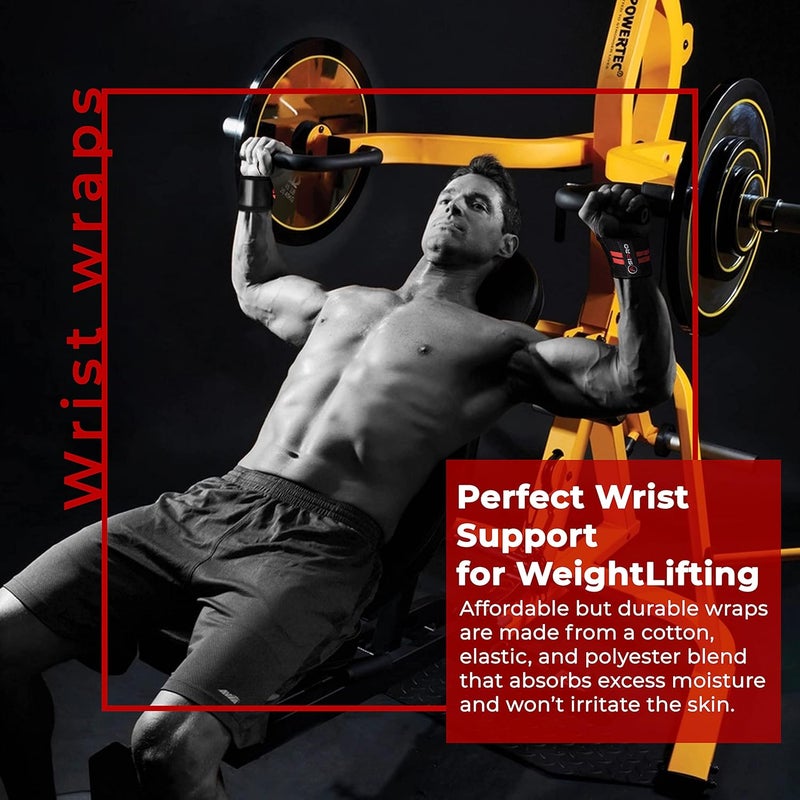 ASIPRO Wrist Wraps for Weightlifting 18" Wrist Straps for Weightlifting Weight Lifting Wrist Wraps for Men & Women, Muñequeras para Gym Wrist Support for Working Out, Gym Wrist Wraps for Powerlifting - Image 5